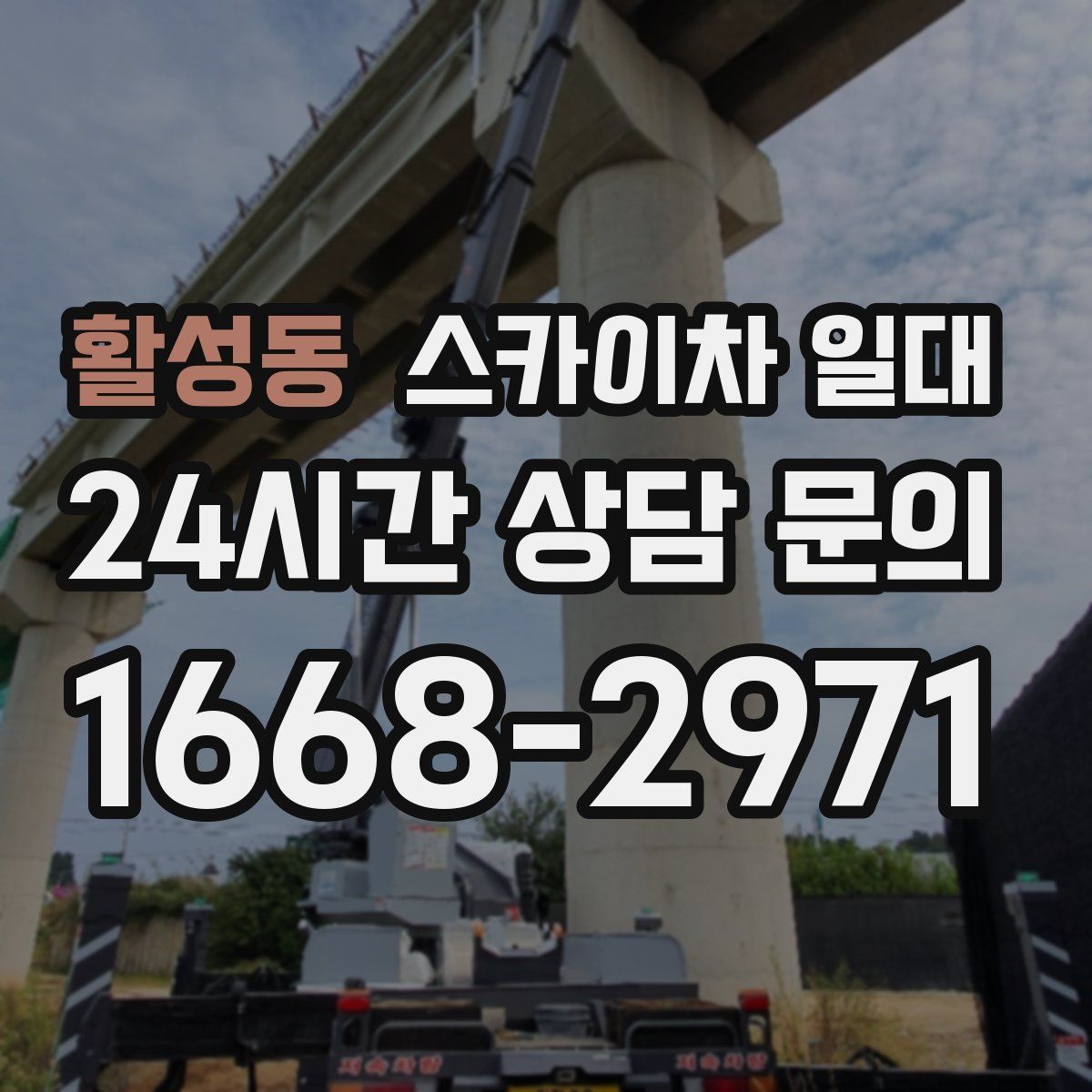 활성동 스카이차 일대