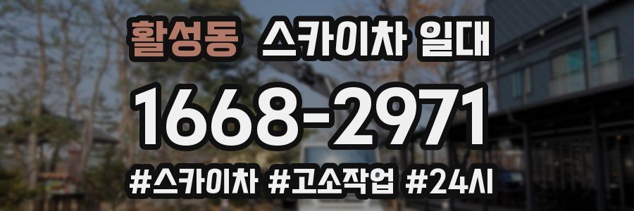활성동 스카이차 일대