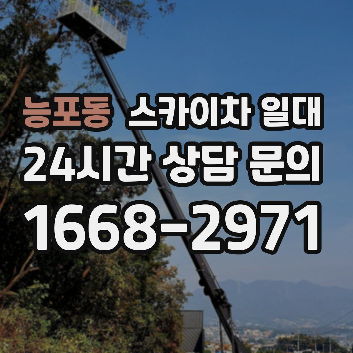 능포동 스카이차 일대