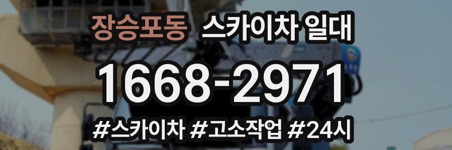 장승포동 스카이차 일대
