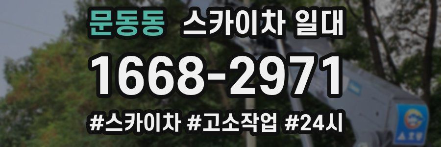 문동동 스카이차 일대