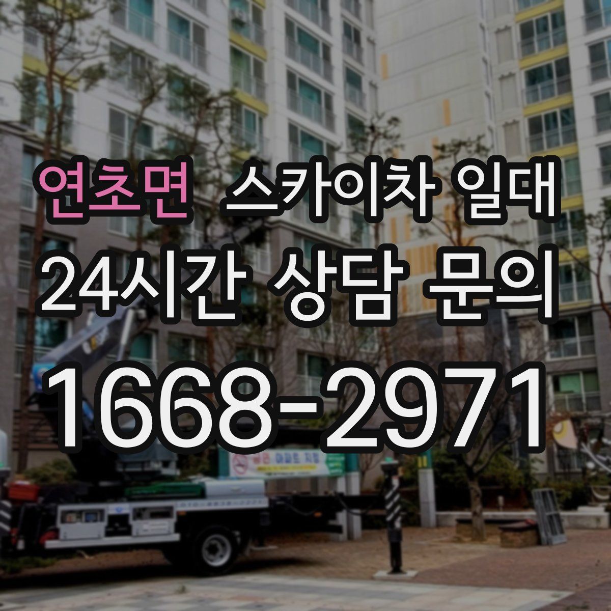 연초면 스카이차 일대