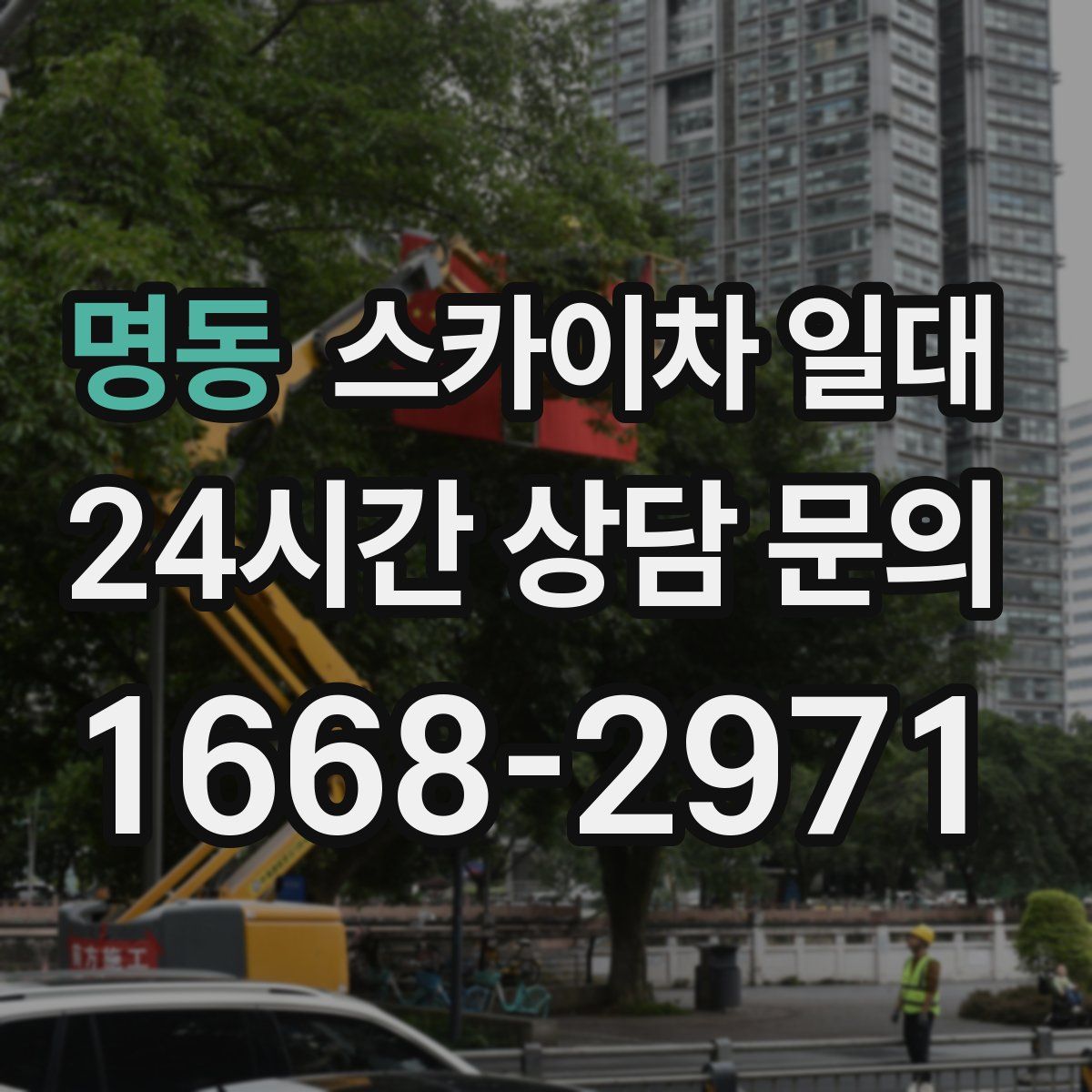 명동 스카이차 일대