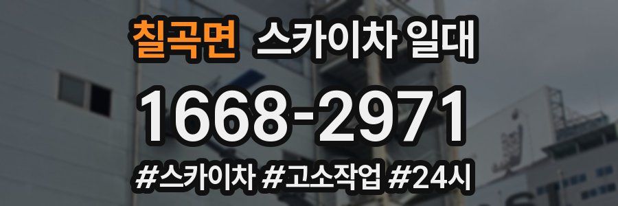 칠곡면 스카이차 일대