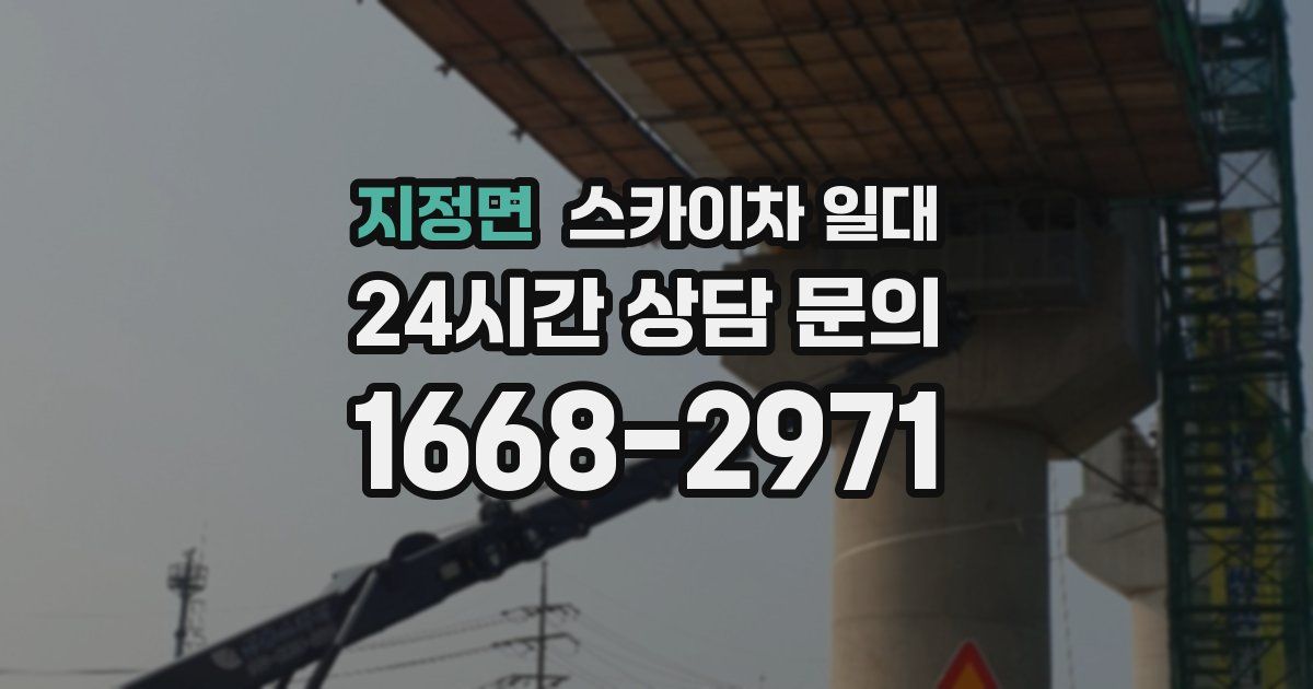 지정면 스카이차 일대