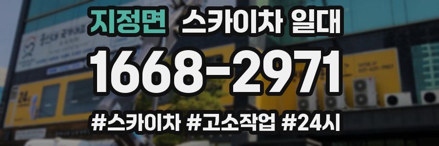 지정면 스카이차 일대
