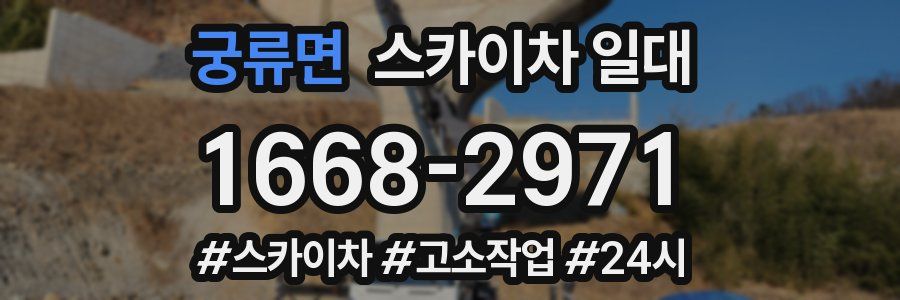 궁류면 스카이차 일대
