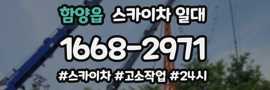 함양읍 스카이차 일대