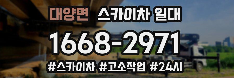 대양면 스카이차 일대