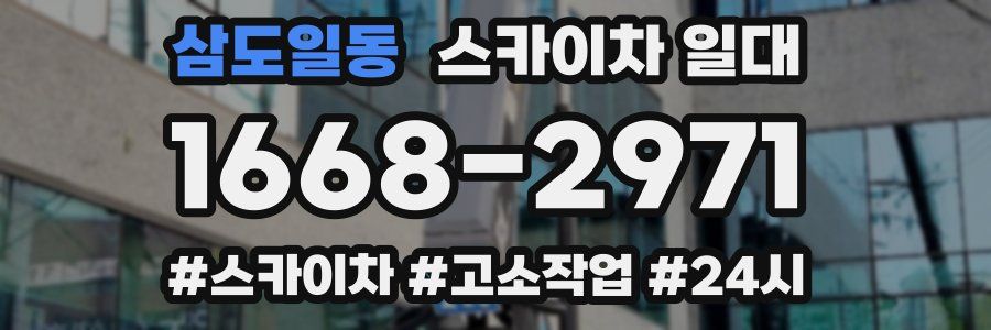 삼도일동 스카이차 일대