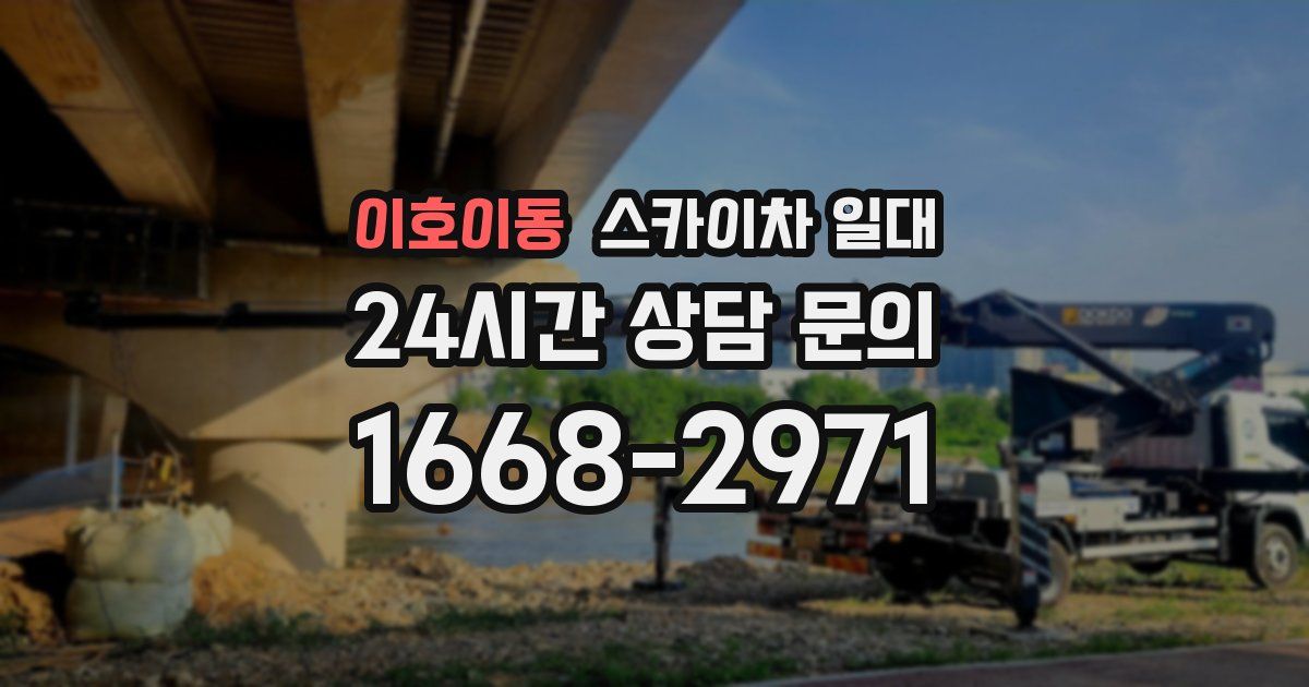 이호이동 스카이차 일대