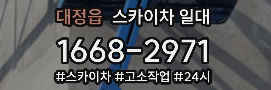대정읍 스카이차 일대