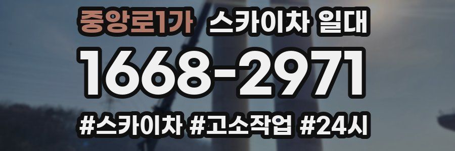 중앙로1가 스카이차 일대