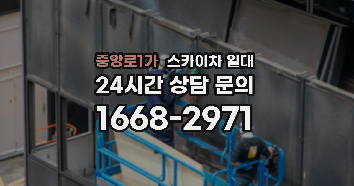 중앙로1가 스카이차 일대