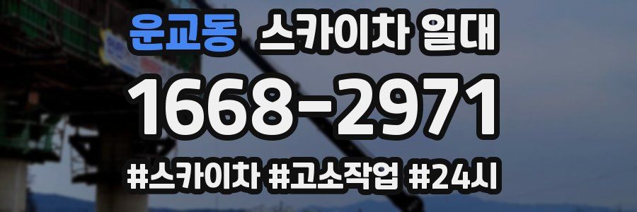 운교동 스카이차 일대