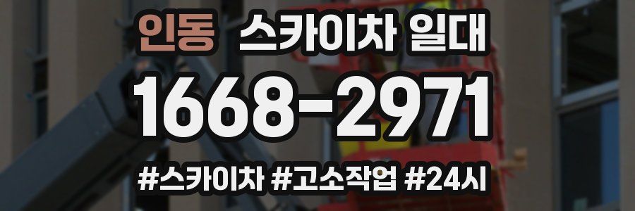인동 스카이차 일대