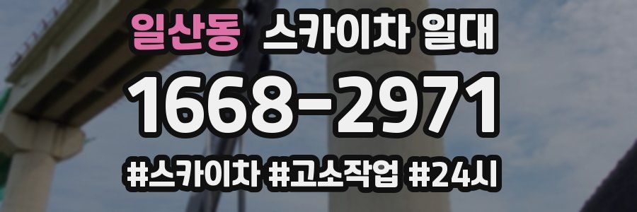 일산동 스카이차 일대