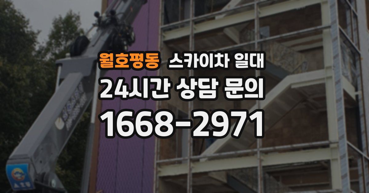 월호평동 스카이차 일대
