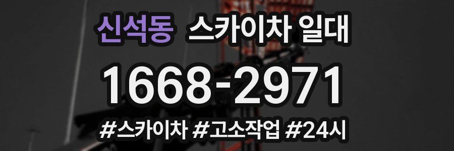 신석동 스카이차 일대