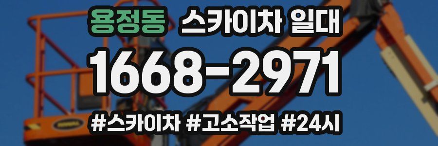용정동 스카이차 일대
