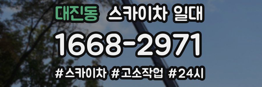 대진동 스카이차 일대
