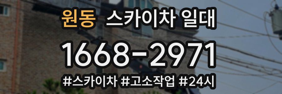 원동 스카이차 일대