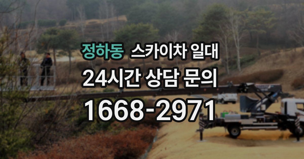 정하동 스카이차 일대