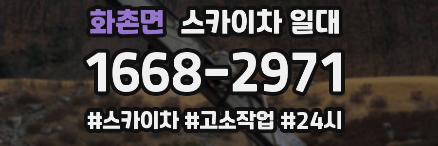 화촌면 스카이차 일대