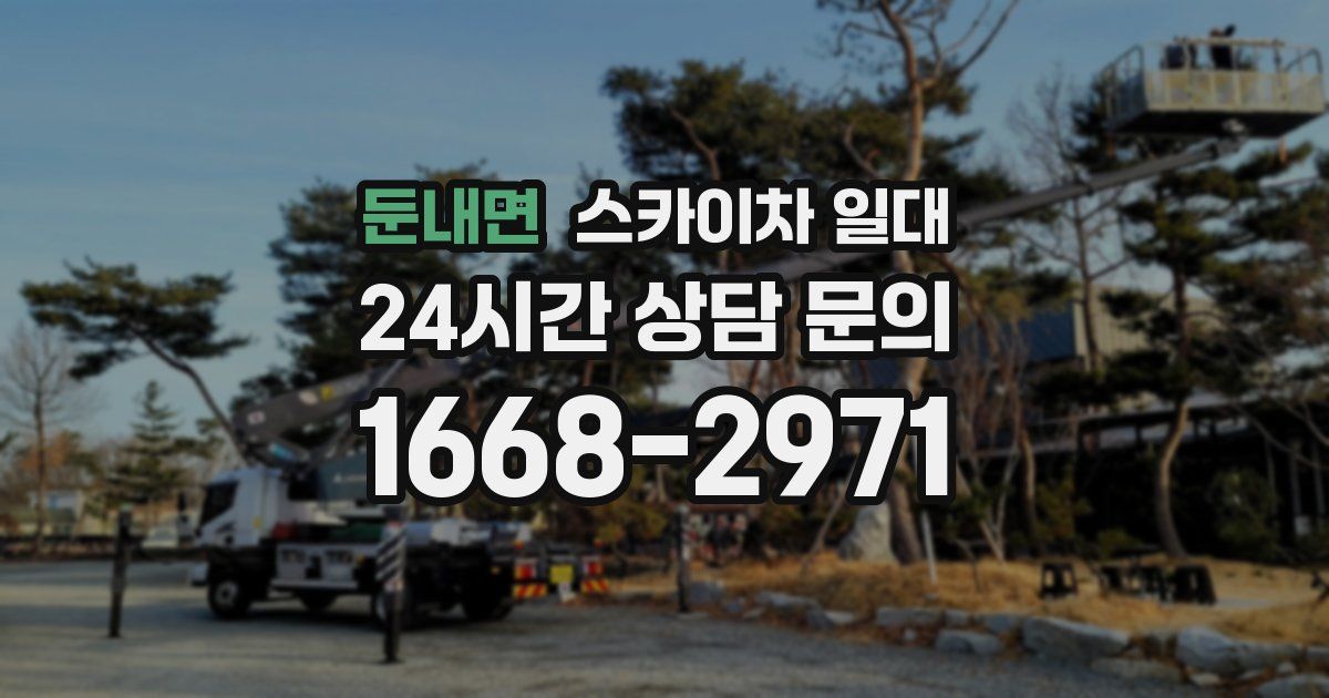 둔내면 스카이차 일대