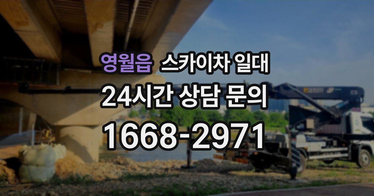 영월읍 스카이차 일대