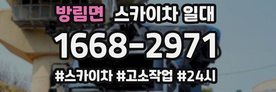 방림면 스카이차 일대