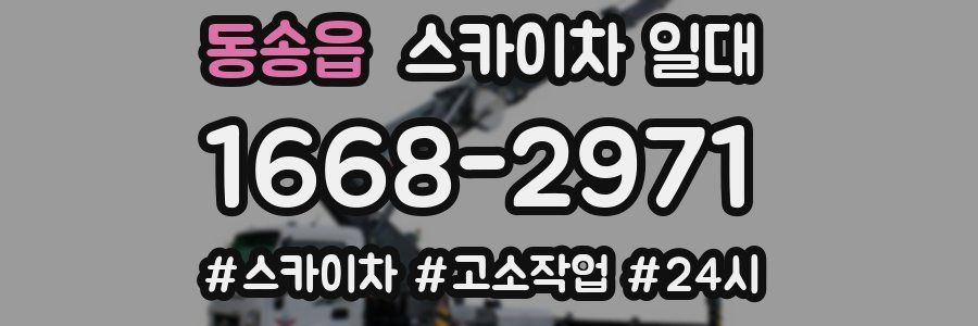동송읍 스카이차 일대