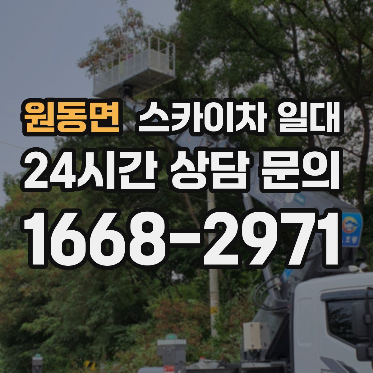 원동면 스카이차 일대