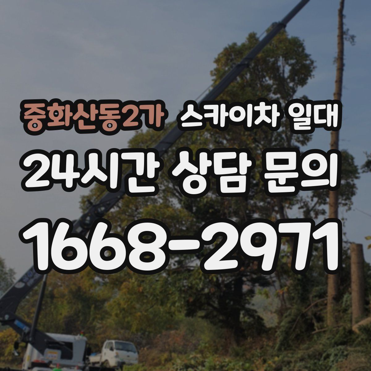 중화산동2가 스카이차 일대