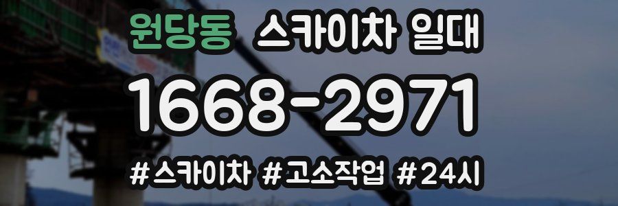 원당동 스카이차 일대
