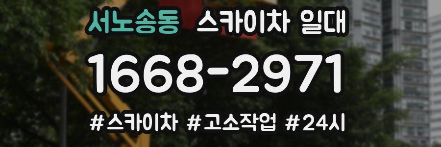 서노송동 스카이차 일대