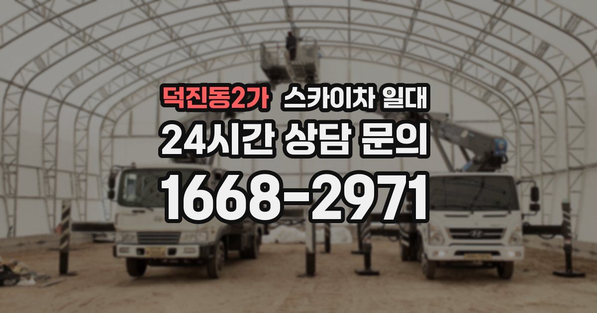 덕진동2가 스카이차 일대