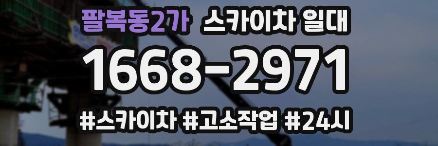 팔복동2가 스카이차 일대
