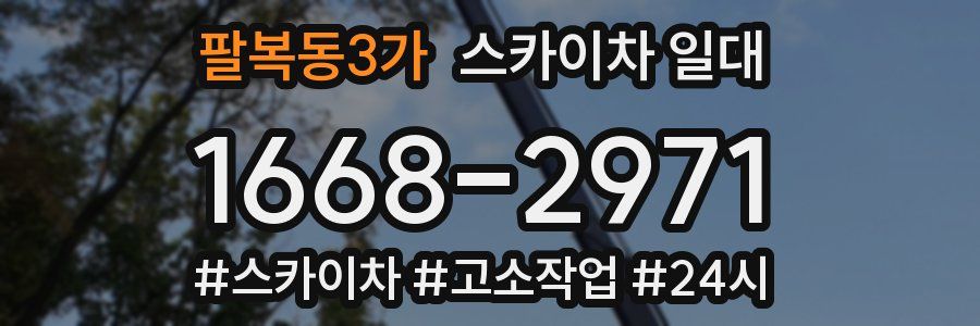 팔복동3가 스카이차 일대