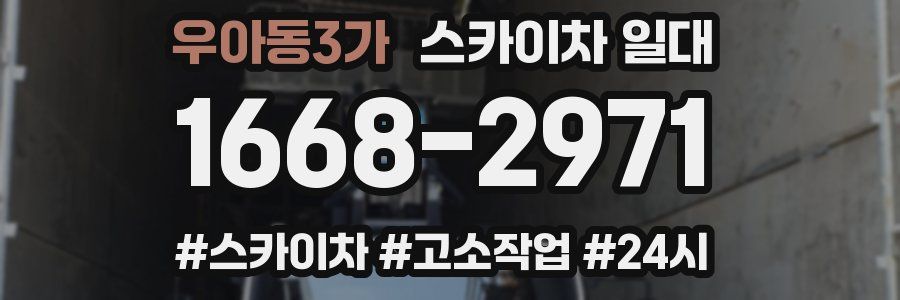 우아동3가 스카이차 일대