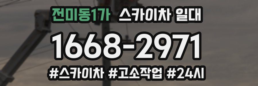 전미동1가 스카이차 일대