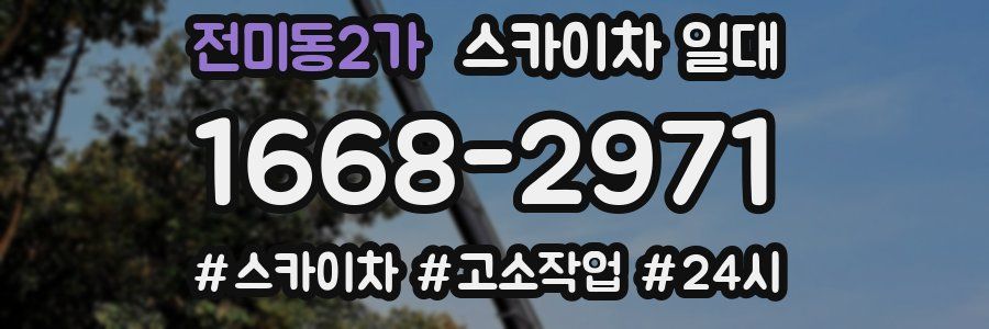 전미동2가 스카이차 일대