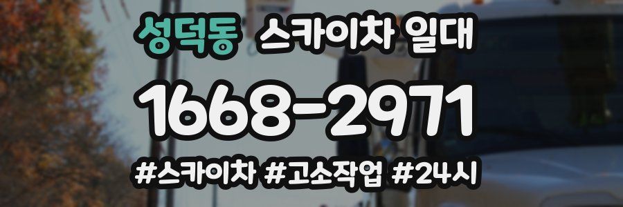 성덕동 스카이차 일대