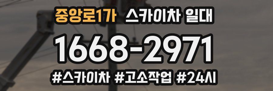 중앙로1가 스카이차 일대
