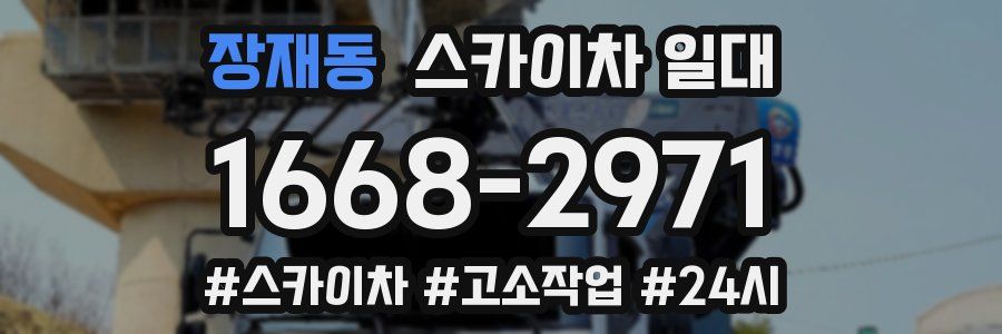 장재동 스카이차 일대