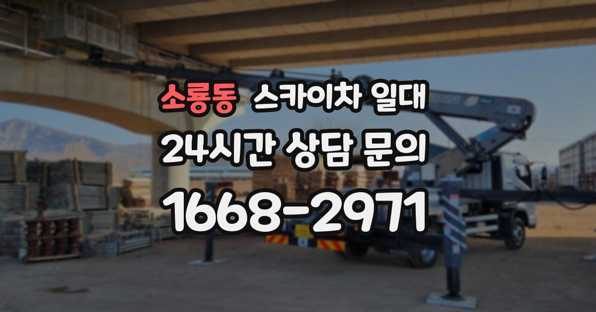 소룡동 스카이차 일대
