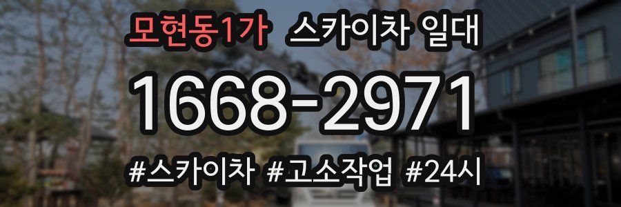 모현동1가 스카이차 일대