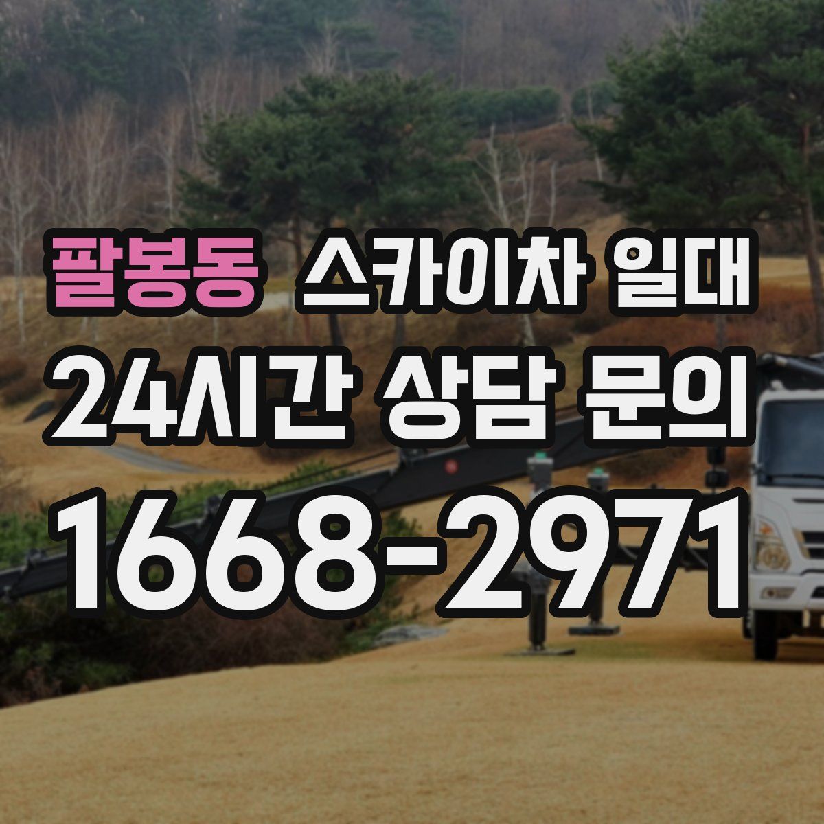 팔봉동 스카이차 일대