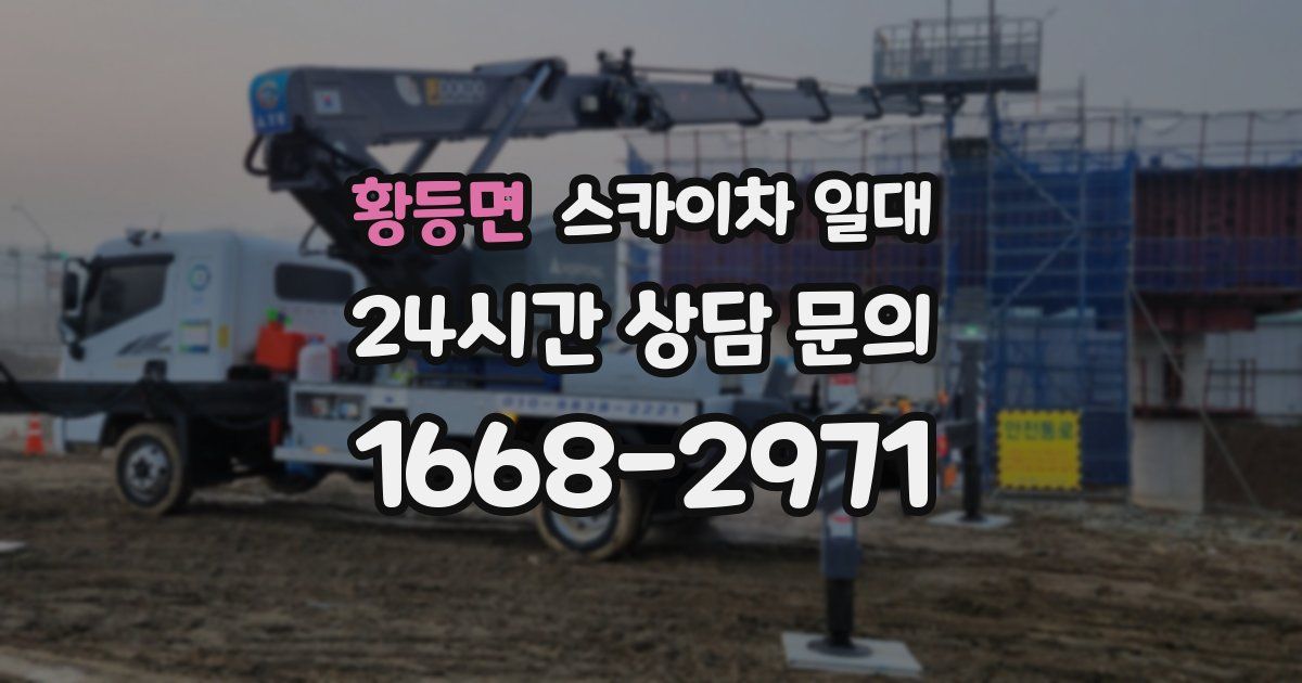 황등면 스카이차 일대