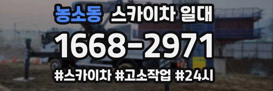 농소동 스카이차 일대